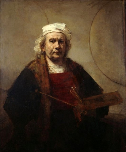 zelfportret Rembrandt van Rijn, 1661
