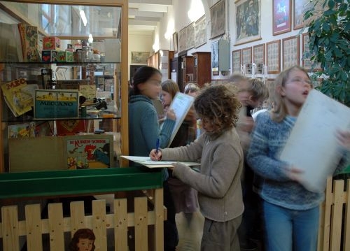 Kinderen in het museum