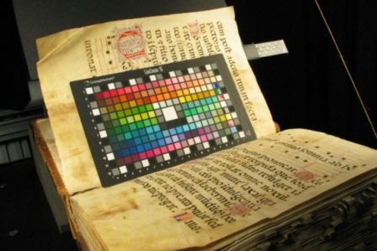 Kleurenkaart en manuscript